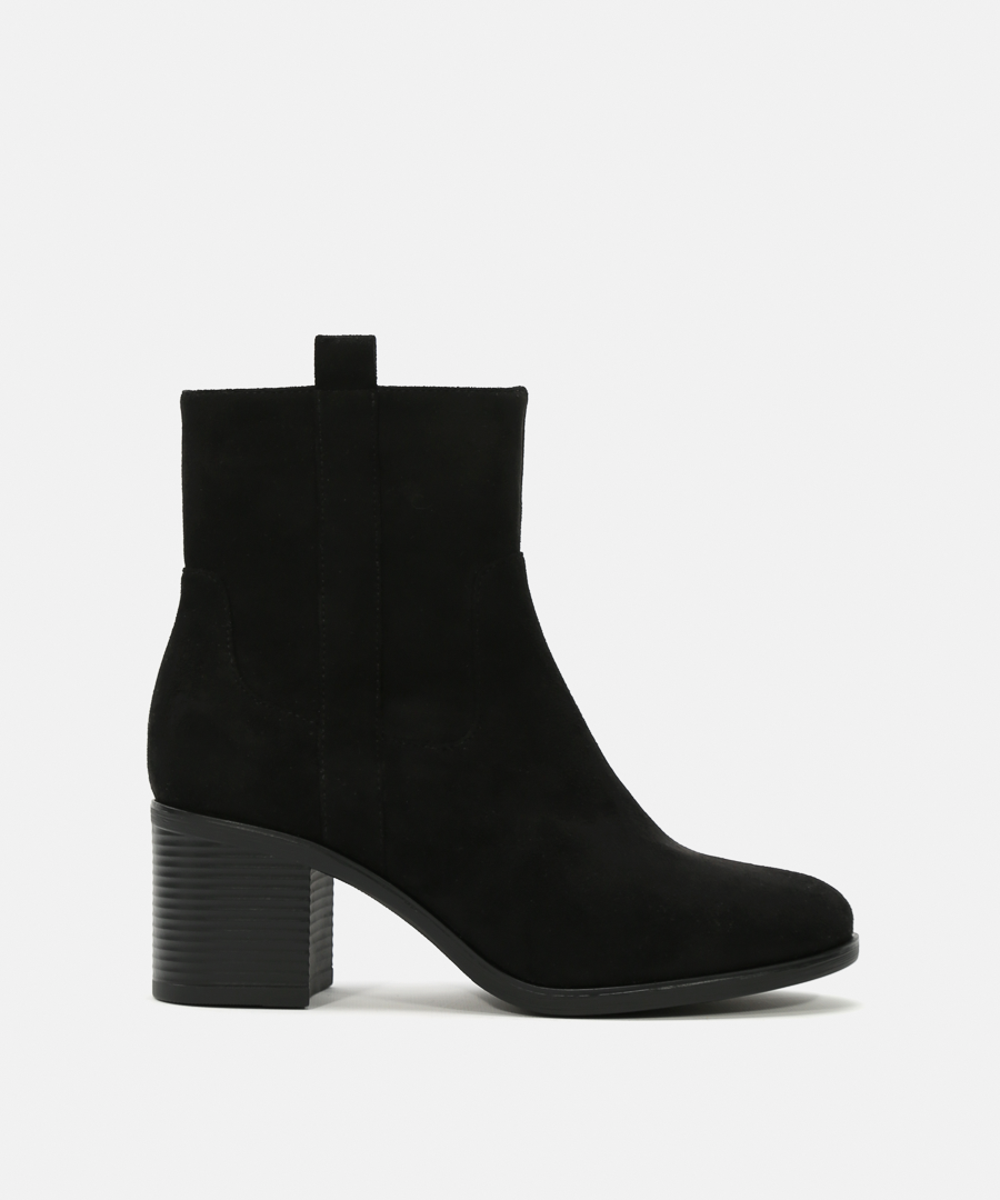Botines tacón liso